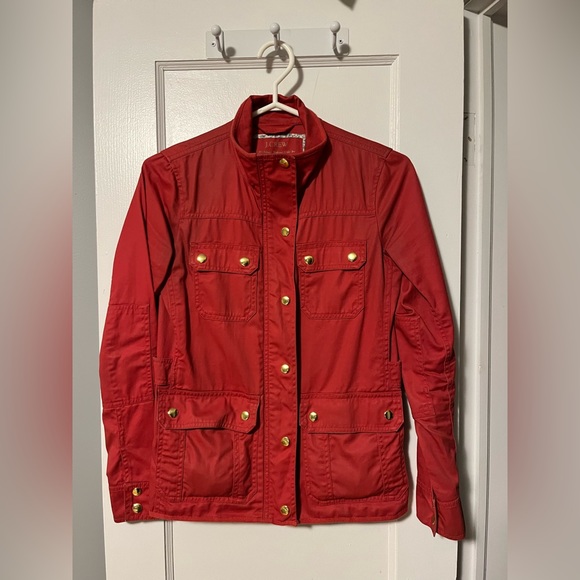 J.Crew Relaxed Boyfriend Fieldcoat, xxsmall, burnt orange - Picture 4 of 4